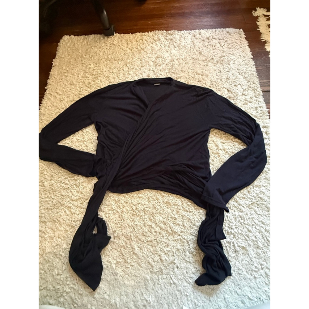 Women's Ann Taylor Navy Wrap Shrug Sweater M